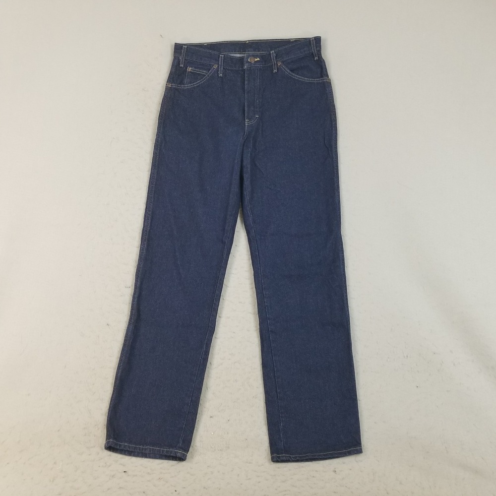 Dickies Jeans Mens 33x34 Blue Relaxed Fit Straight Leg Cotton Denim W4164G7